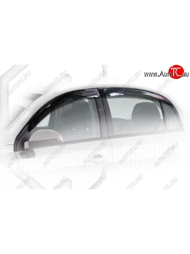 Дефлектора окон CA-Plastiс (Classic полупрозрачный) Opel Vectra  C (2002-2005) седан дорестайлинг