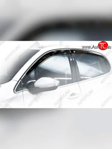 Дефлектора окон CA-Plastiс (Classic полупрозрачный) Peugeot 208  1 (2012-2019)