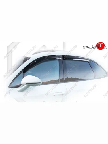 Дефлектора окон CA-Plastiс (Classic полупрозрачный) Porsche Macan  95B (2013-2019) дорестайлинг