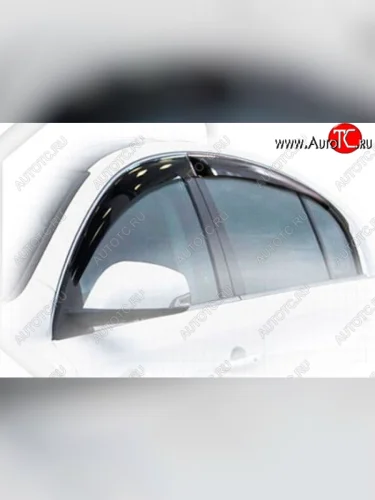 Дефлектора окон CA-Plastiс (Classic полупрозрачный) Renault Latitude (2010-2018)