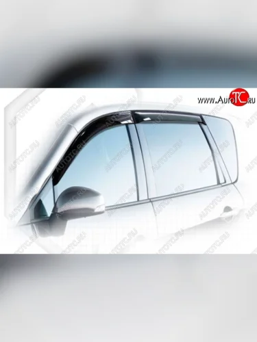 Дефлектора окон CA-Plastiс (Classic полупрозрачный) Renault Scenic  3 (2009-2012)
