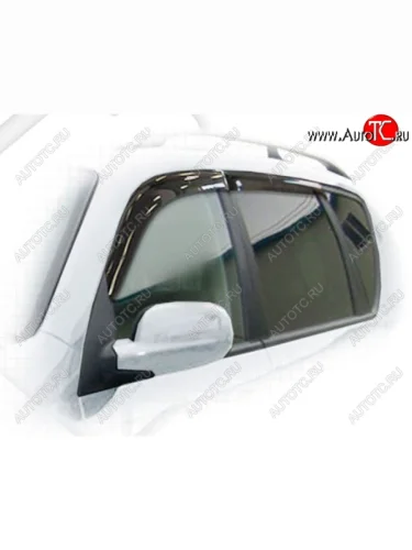 Дефлектора окон CA-Plastiс (Classic полупрозрачный) SSANGYONG Rexton Y250 (2006-2012)