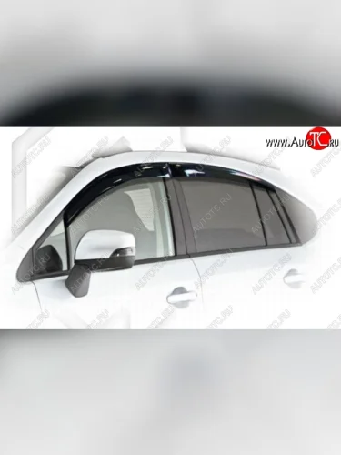 Дефлектора окон CA-Plastiс (Classic полупрозрачный) Subaru XV GP/G33 дорестайлинг (2012-2016)