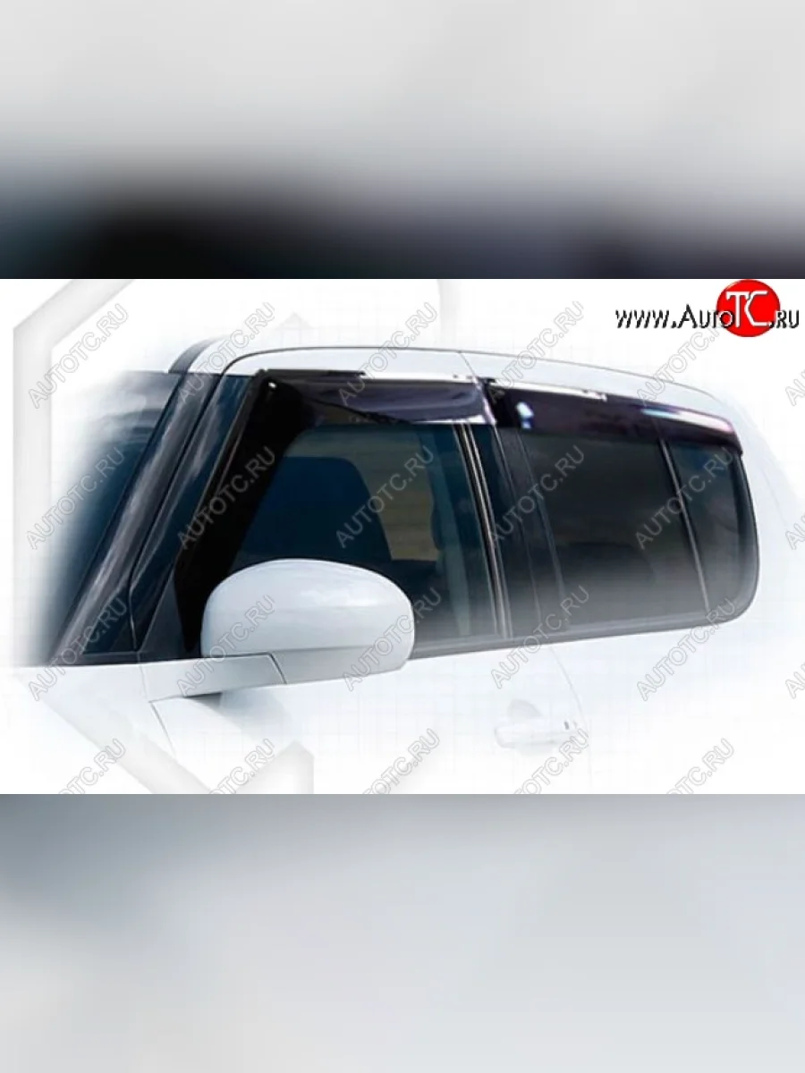 Дефлектора окон CA-Plastiс Suzuki Swift ZC72S дорестайлинг, хэтчбэк 5 дв. (2010-2013) (Classic полупрозрачный)  с доставкой в г. Пермь