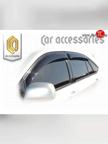 Комплект дефлекторов окон CA Plastic (Classic полупрозрачный) Toyota Harrier  XU30 (2003-2013)