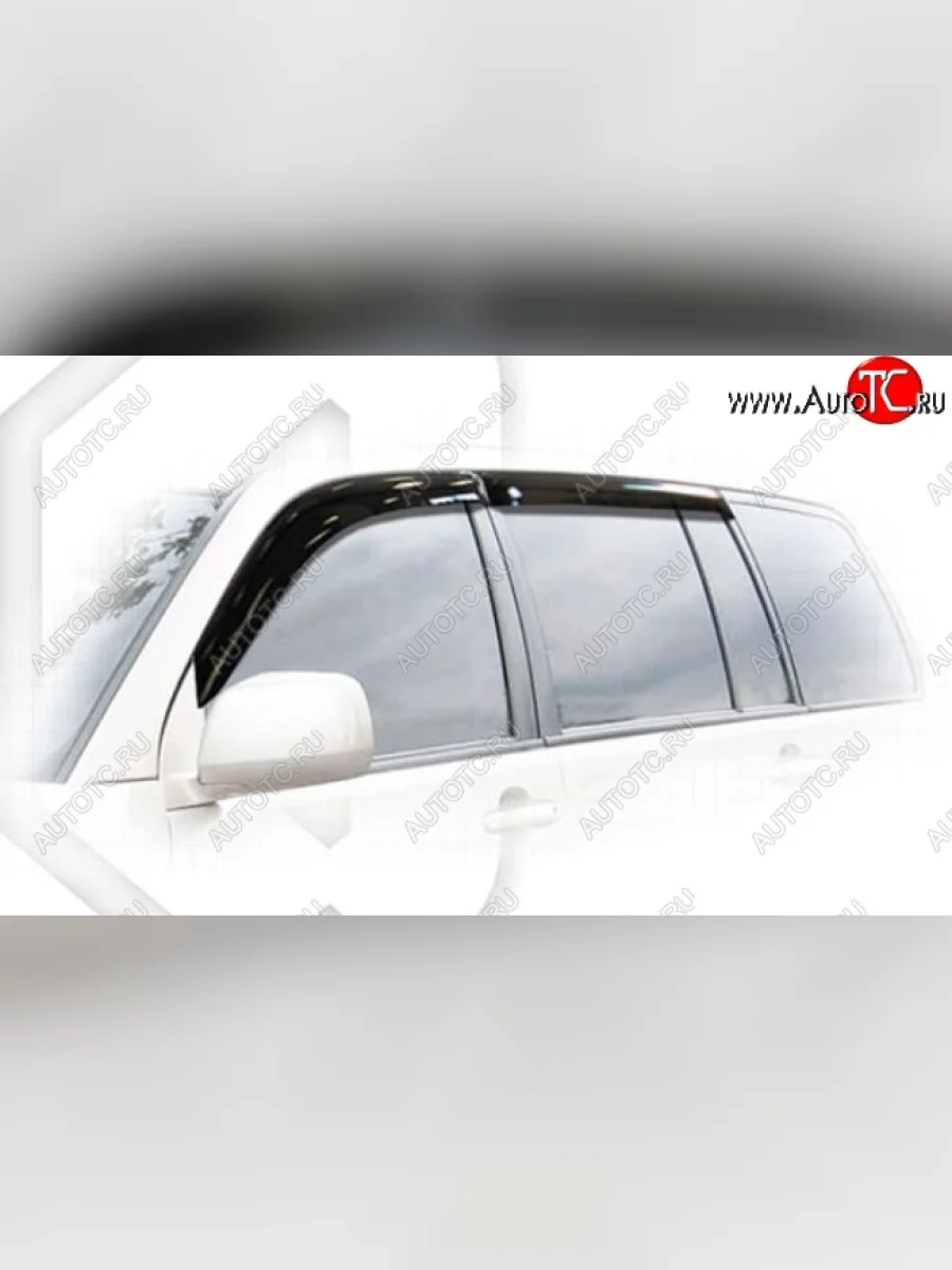 Дефлектора окон CA-Plastic Toyota Highlander XU20 дорестайлинг (2000-2003) (Classic полупрозрачный, Без хром.молдинга, Крепление только на скотч)  в Керчи Республика Крым
