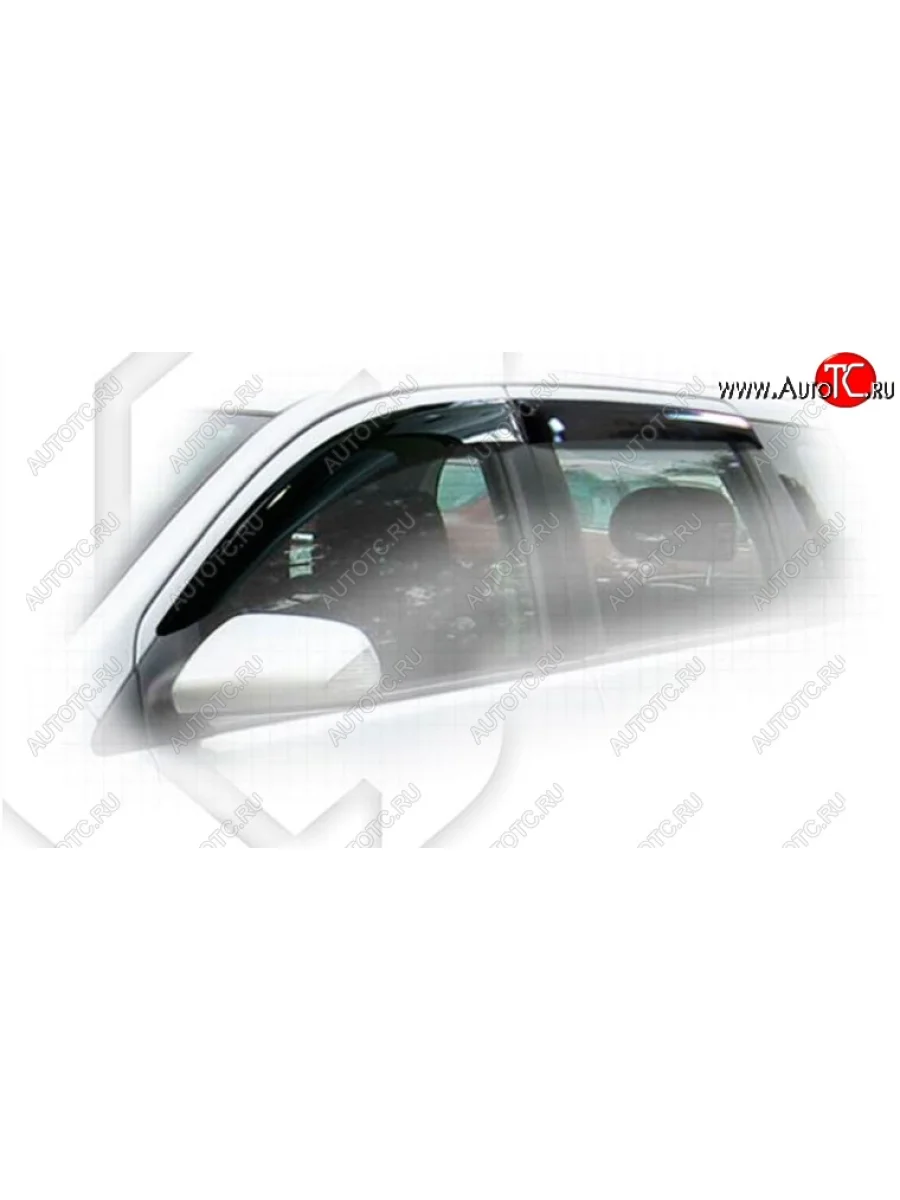 Дефлектора окон ( P60,61,65) CA-Plastic Toyota Ist XP60 дорестайлинг (2001-2005) (Classic полупрозрачный, Без хром.молдинга)  в Самаре Самарской области