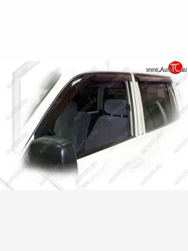 Дефлектора окон CA-Plastiс (Classic полупрозрачный) Toyota Land Cruiser  80 (1989-1997)