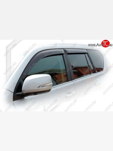 Дефлектора окон CA-Plastiс (Classic полупрозрачный) Toyota Land Cruiser Prado J150 1-ый рестайлинг (2013-2017)