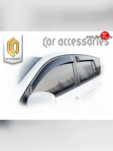 Комплект дефлекторов окон CA-Plastic (Classic полупрозрачный) Toyota RAV4 XA30 5 дв. удлиненный дорестайлинг (2003-2008)