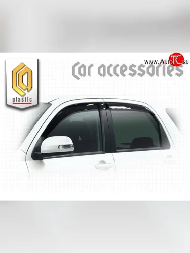 Комплект дефлекторов окон CA-Plastic (Classic полупрозрачный) Toyota Rush J200 дорестайлинг (2006-2008)