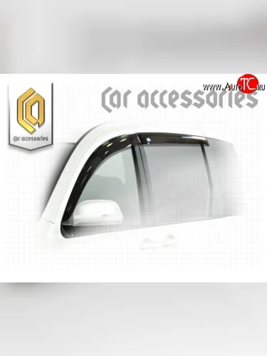 Комплект дефлекторов окон CA-Plastic (Classic полупрозрачный) Toyota Sienta NCP80 дорестайлинг (2003-2006)