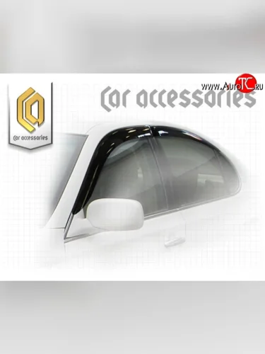 Комплект дефлекторов окон CA Plastic (Classic полупрозрачный) Toyota Windom (2001-2006)