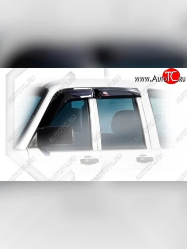 Дефлектора окон CA-Plastiс (Classic полупрозрачный) Уаз Патриот  Спорт (2012-2013)