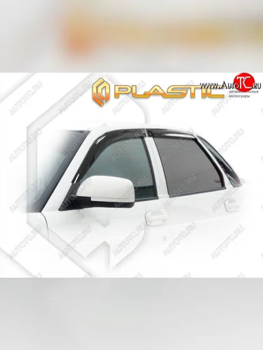 Комплект дефлекторов окон CA Plastic (Classic полупрозрачный) Лада ВАЗ Приора  2170 (2013-2018) седан рестайлинг