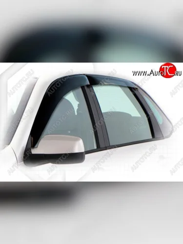 Дефлектора окон CA-Plastiс (Classic полупрозрачный) Лада ВАЗ Калина ( 1119,  2192) - Калина Спорт ( 1119,  2192)