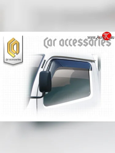 Комплект дефлекторов окон CA Plastic (Classic полупрозрачный) ЗабАЗ Гуран-2318 (2010-2025)