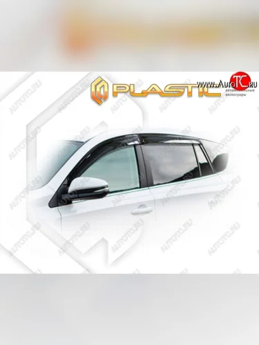 Комплект дефлекторов окон CA-Plastic (Classic полупрозрачный) Toyota RAV4 XA40 5 дв. дорестайлинг (2012-2015)