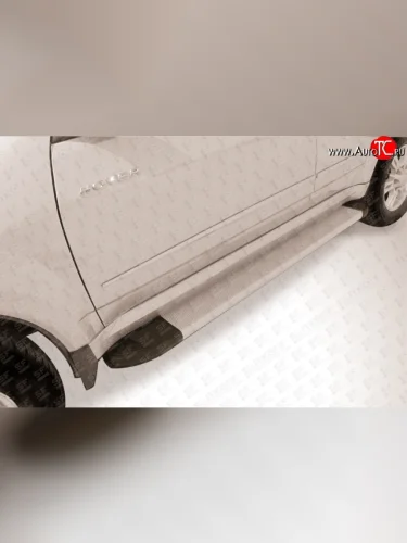 Алюминиевые пороги Slitkoff Optima Silver Great Wall Hover H5 (2010-2017)