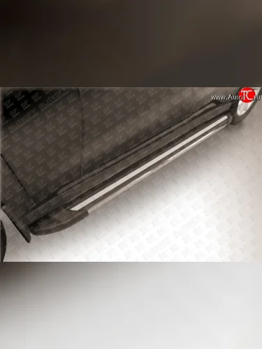 Алюминиевые пороги Slitkoff Luxe Black Haval H2 (2014-2021)