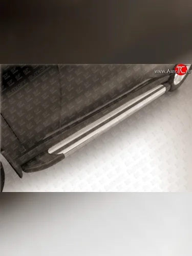 Алюминиевые пороги Slitkoff Luxe Silver Haval H2 (2014-2021)