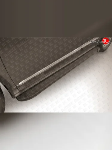 Алюминиевые пороги Slitkoff Optima Black Haval H6 (2013-2020)