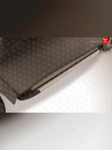 Алюминиевые пороги Slitkoff Luxe Silver Honda CR-V  RM1,RM3,RM4 (2012-2015) дорестайлинг