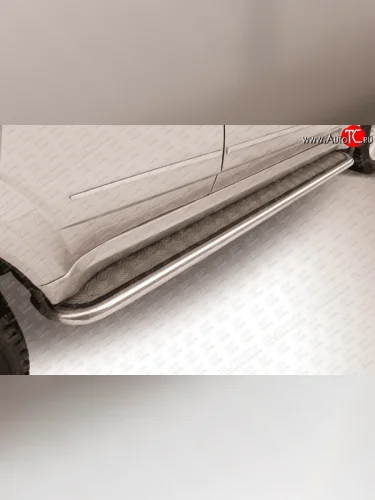 Широкая защита порогов Slitkoff (d57, с листом, усиленная) Great Wall Hover H5 (2010-2017)