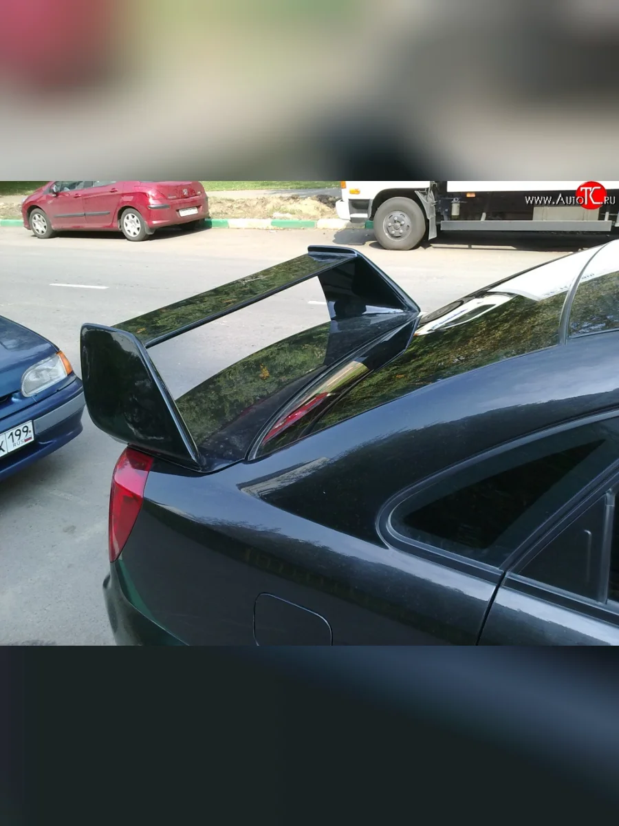 Спойлер EVO9 Chevrolet Lacetti седан (2002-2013) (Неокрашенный)  в Воронеже Воронежской области