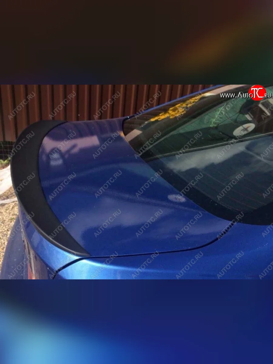 Лип спойлер INMAX М-Perfomance  BMW 3 серия (2012-2018) F30 (Черный матовый)  с доставкой в г. Пермь