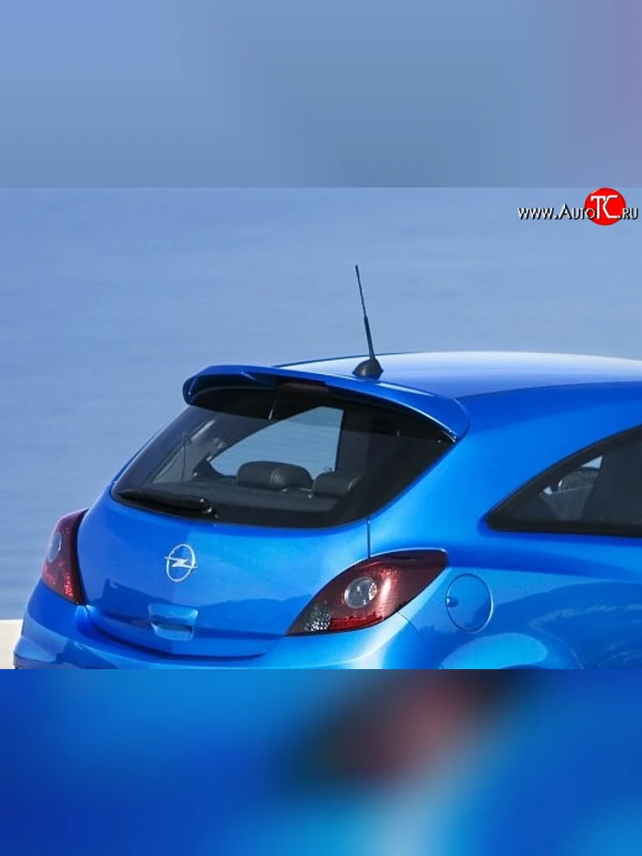 Спойлер OPC Opel Corsa D дорестайлинг, хэтчбэк 3 дв. (2006-2010) (Неокрашенный)  в Самаре Самарской области