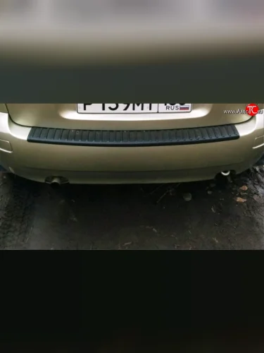 Накладка защитная на верхнюю часть заднего бампера Артформ Лада ВАЗ Калина 1119 хэтчбек (2004-2013)