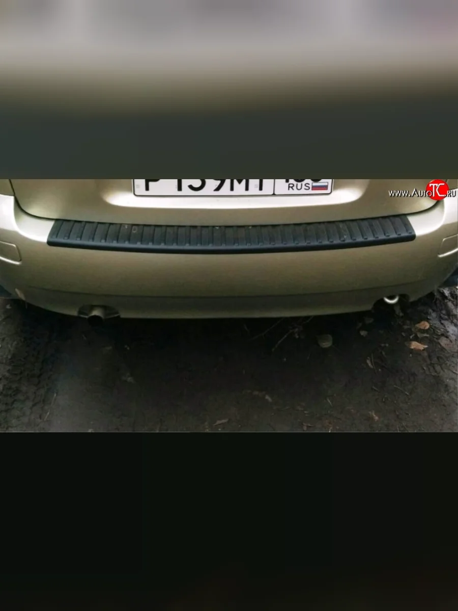 Накладка защитная на верхнюю часть заднего бампера Артформ Лада ВАЗ Калина 1119 хэтчбек (2004-2013)  в Воронеже Воронежской области