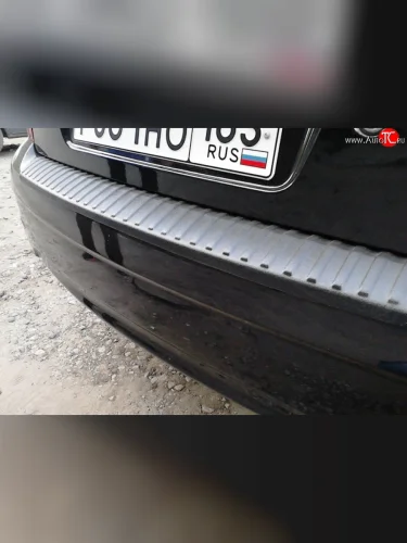 Накладка защитная на верхнюю часть заднего бампера АртФорм Лада ВАЗ Приора 2170 седан дорестайлинг (2007-2014)