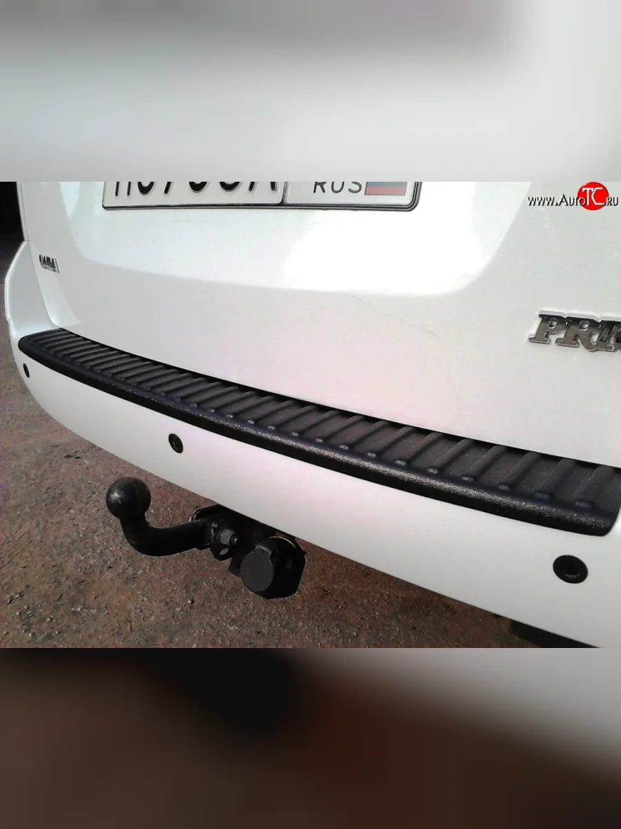 Накладка защитная на верхнюю часть заднего бампера Артформ Лада ВАЗ Приора 2171 универсал дорестайлинг  (2008-2014)  в Самаре Самарской области