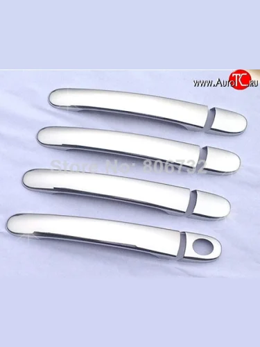 Комплект накладок на ручки дверей M-VRS Volkswagen Polo Mk5 6R,6C,61 хэтчбек 5 дв. дорестайлинг (2009-2015)