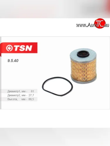 Сменный элемент масляного фильтра TSN BMW 3 серия E36 седан (1990-2000)