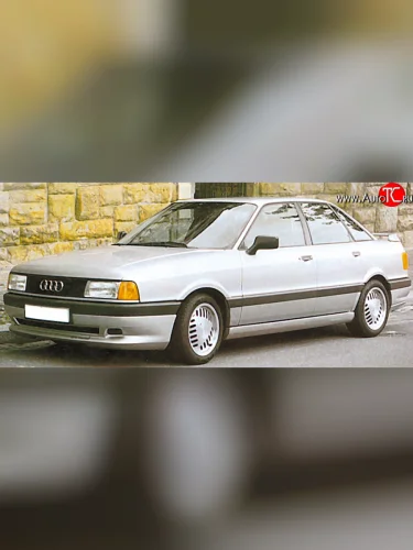 Накладка переднего бампера Classic V2 Audi 80 B3 седан (1986-1991)