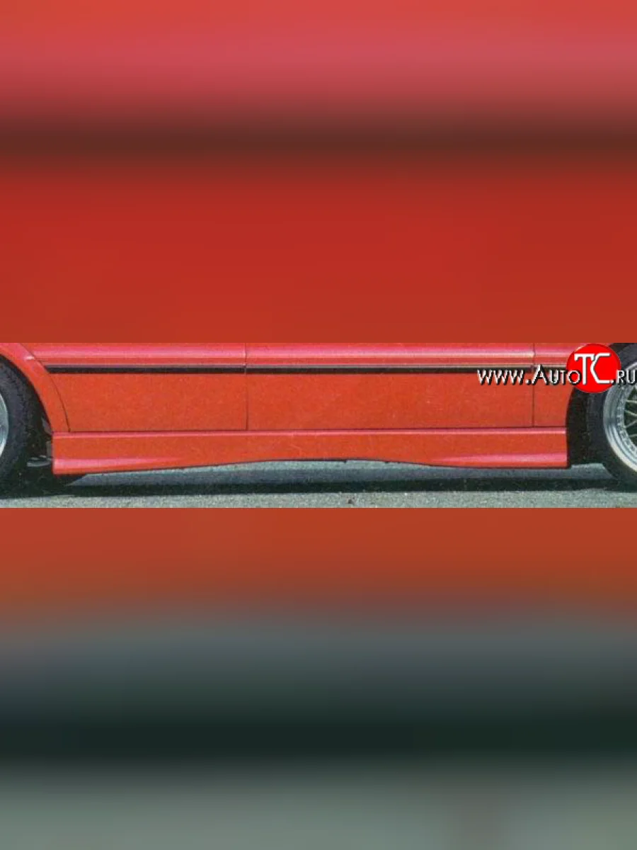 Пороги накладки Rieger Audi 80 B4 седан (1992-1996)  в Воронеже Воронежской области