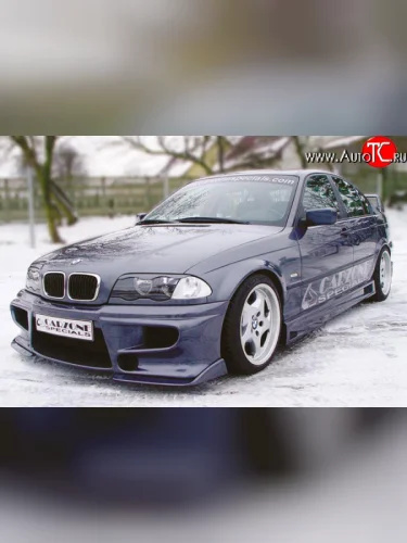 Передний бампер CarZone BMW 3 серия E46 седан дорестайлинг (1998-2001)