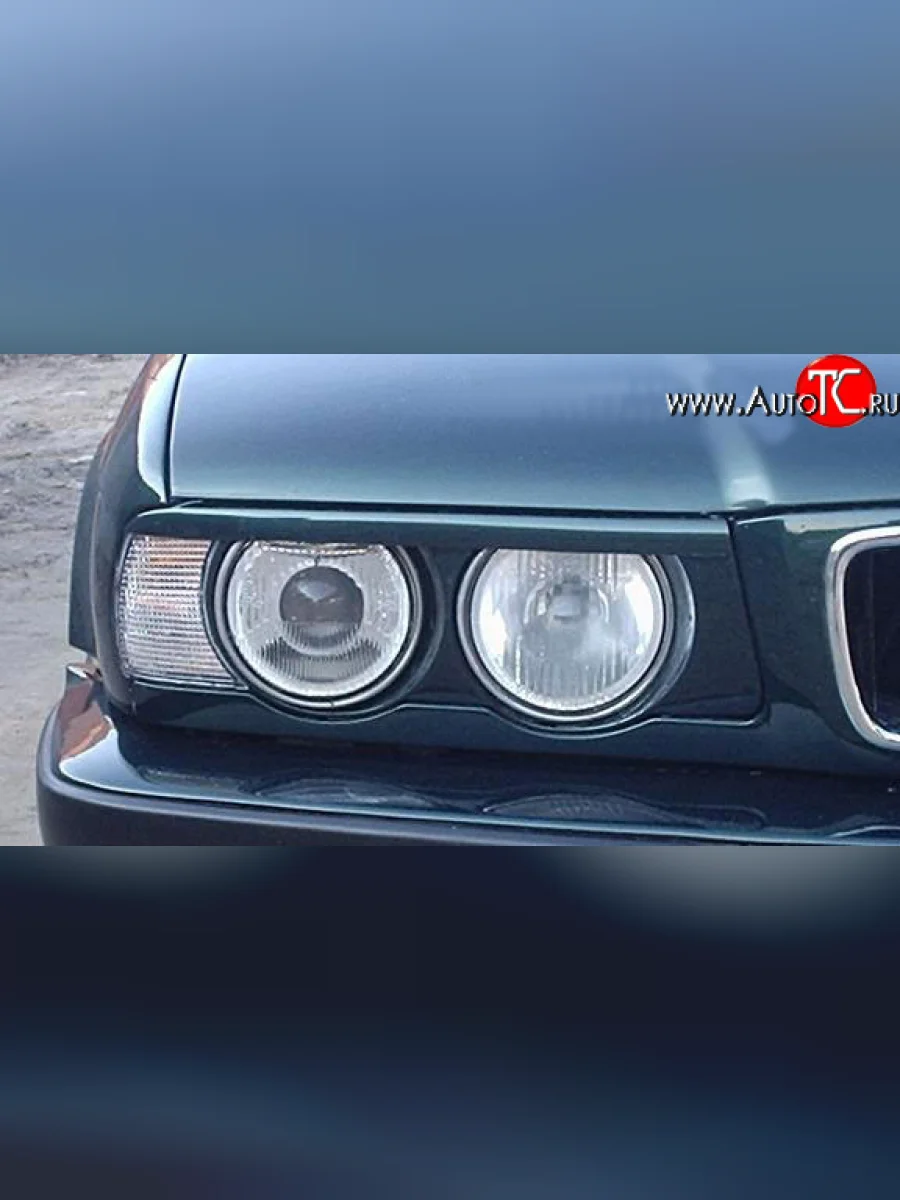 Реснички Rieger BMW 5 серия E34 седан дорестайлинг (1988-1994) (под узкую решётку)  в Самаре Самарской области