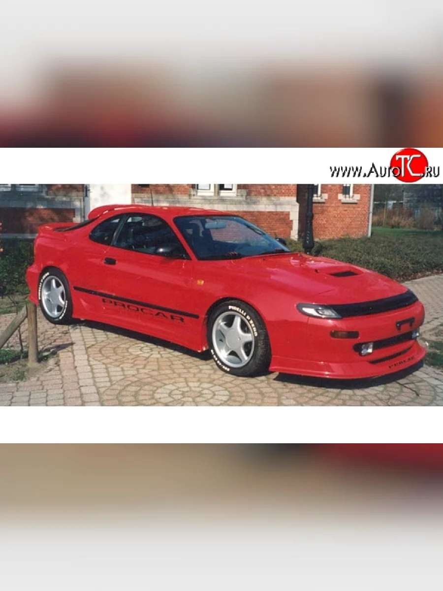 Накладка переднего бампера Racing Toyota Celica T180 (1989-1993)  в Перми Пермском крае