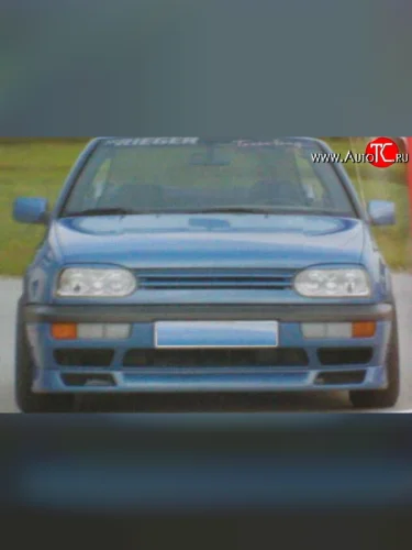 Накладка переднего бампера Fast V1 Volkswagen Golf 3 Mk3 хэтчбэк 5 дв. (1991-1998)