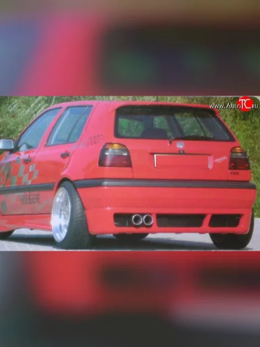 Накладка заднего бампера Fast Volkswagen Golf 3 Mk3 хэтчбэк 5 дв. (1991-1998)