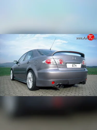 Накладка заднего бампера ATH Mazda 6 GG седан дорестайлинг (2002-2005)