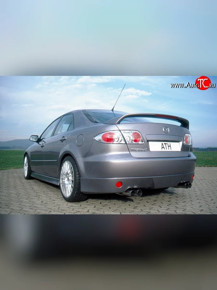 Накладка заднего бампера ATH Mazda 6 GG седан дорестайлинг (2002-2005)  в Керчи Республика Крым