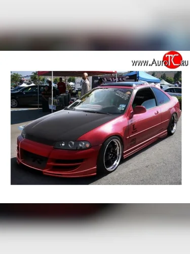 Передний бампер Racing Honda Civic EG седан (1992-1995)