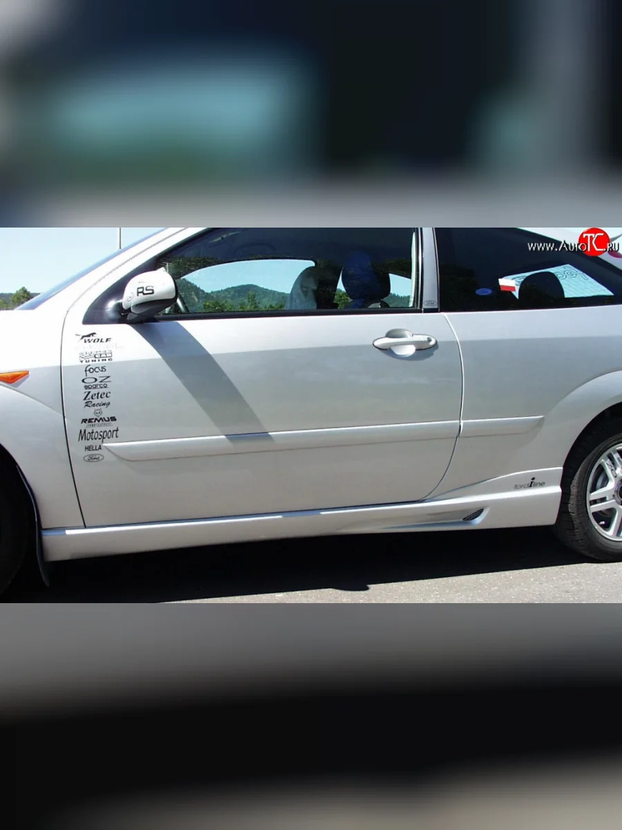 Пороги накладки Rieger Ford Focus 1 хэтчбэк 3 дв. дорестайлинг (1998-2002)  в Керчи Республика Крым