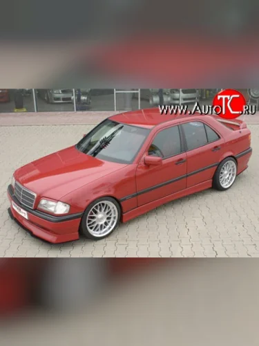 Накладка переднего бампера Rieger Mercedes-Benz C-Class W202 дорестайлинг седан (1993-1997)