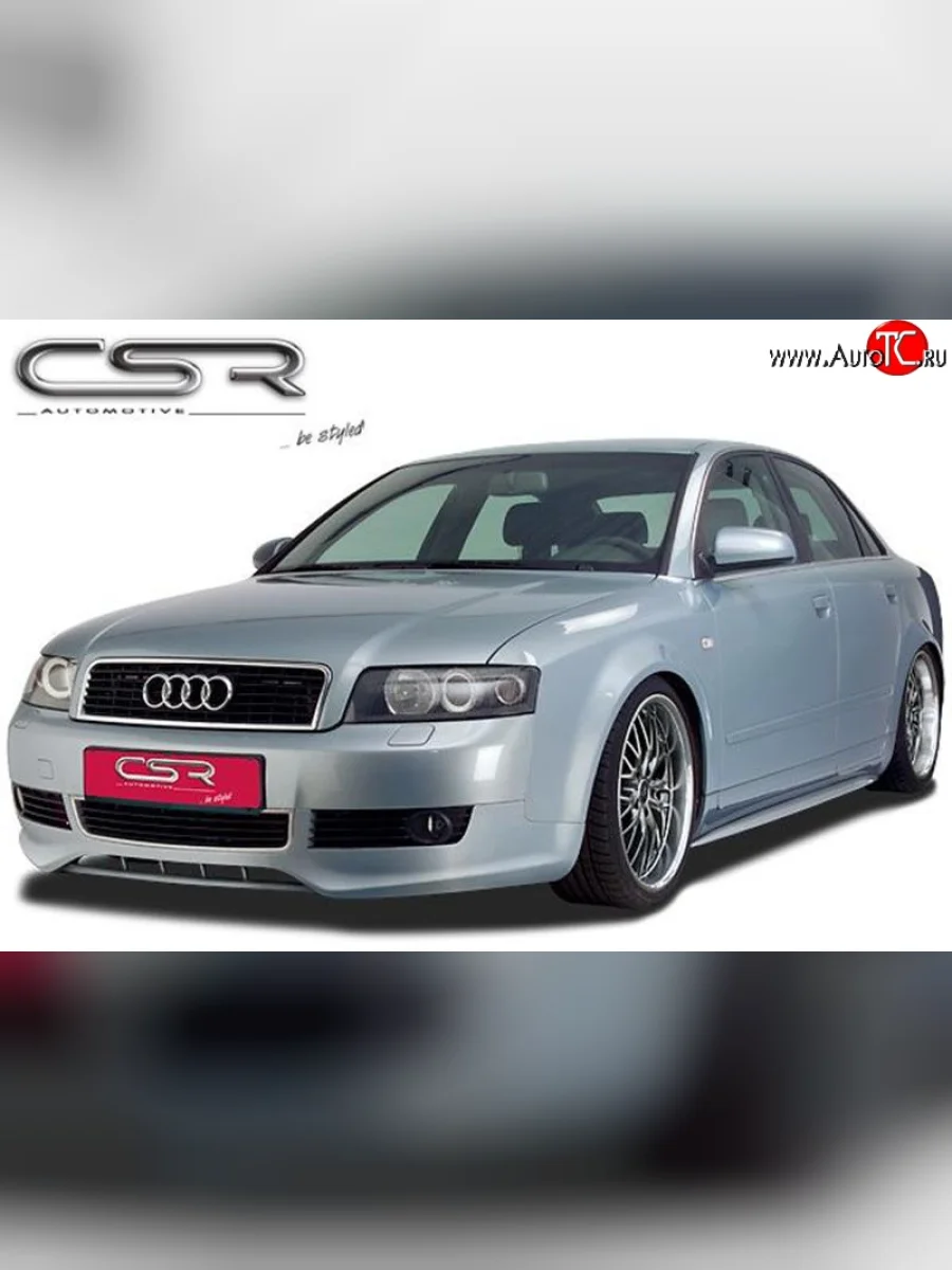 Накладка CSR на передний бампер Audi A4 B6 седан (2000-2006)  в Перми Пермском крае